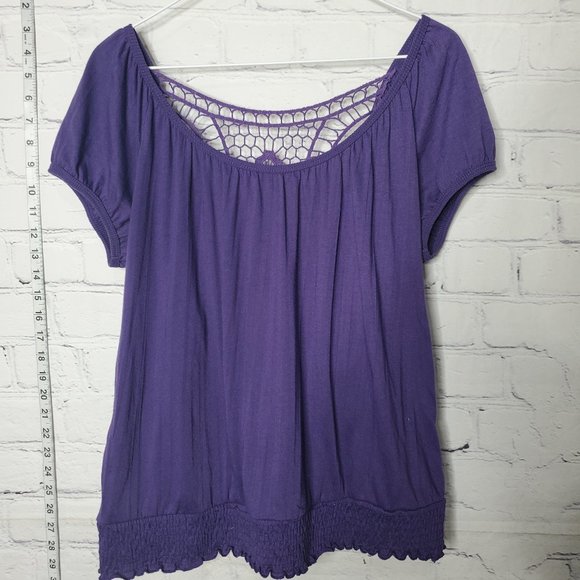 eye candy Tops - Eye Candy Women's Purple Blouse